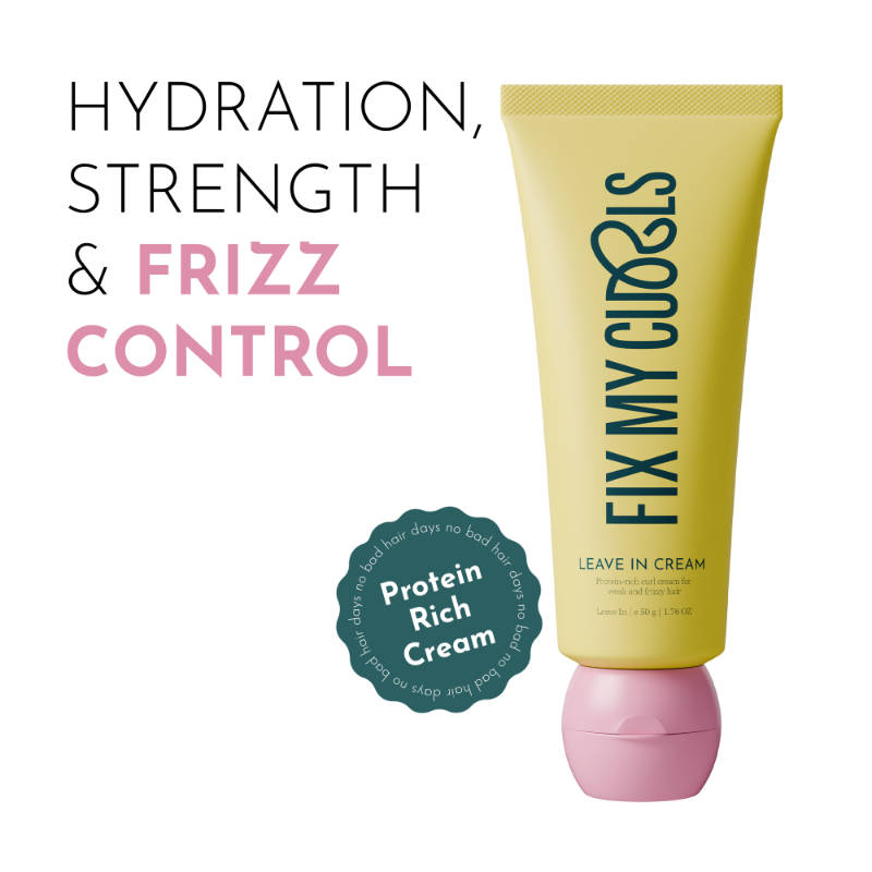 Fix My Curls Leave in Cream For Curly And Wavy Hair