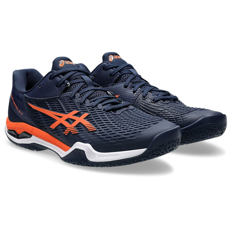 ASICS Men COURT CONTROL FF 3 Badminton Shoes Navy Blue (US 7)