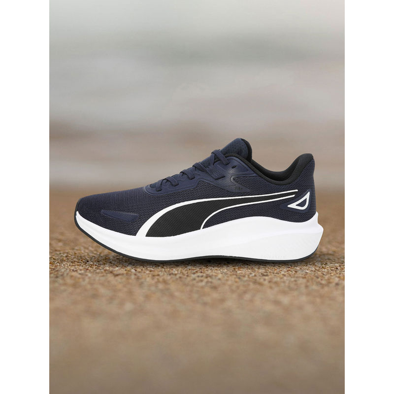 Puma Skyrocket Lite Men Navy Blue Running Shoes (UK 8)