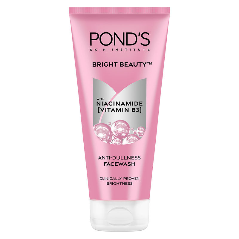 Ponds Bright Beauty Facewash with Niacinamide, For Glass Skin-like Shine