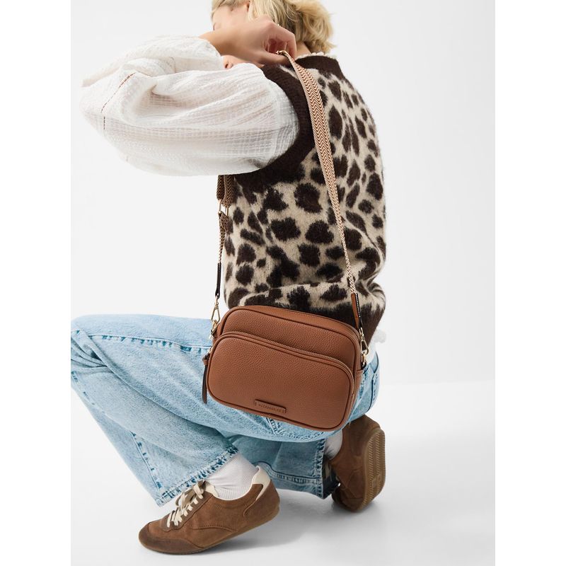 Buy Accessorize London Women Double Zip Camera Sling Bag with