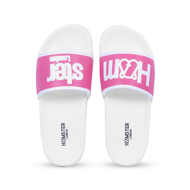 Hamster London Unisex Coastline Sliders- Pink (EU 36)