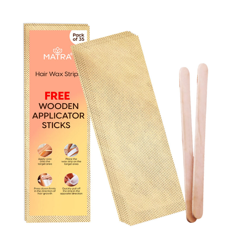 Matra Professional Hair Waxing Strips For Full Body & Facial Hair Removal