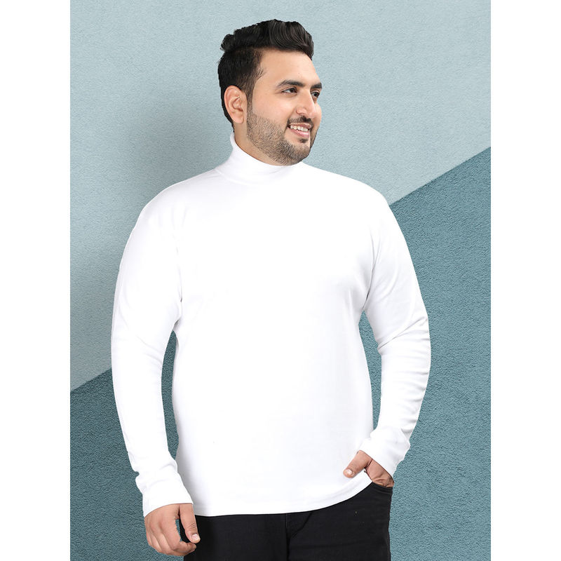 CHKOKKO Winter High Neck Tshirt For Men (5XL)