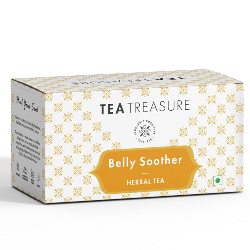 Tea Treasure Belly Soother Tea 25 Pyramid Tea Bags