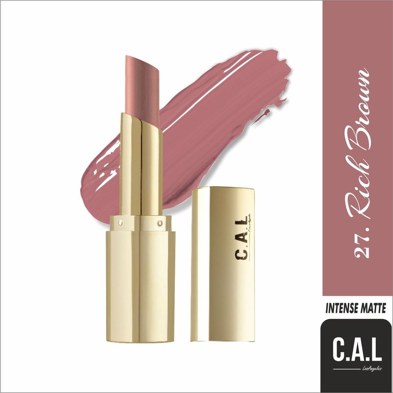 C.A.L Los Angeles Intense Matte Lipstick - Rich Brown