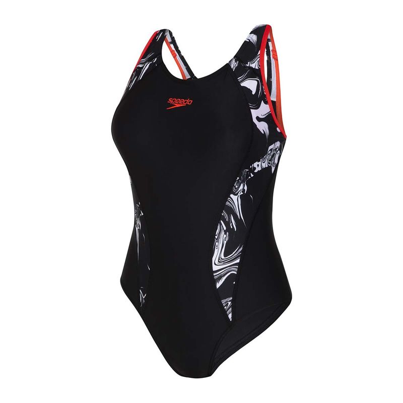 Buy Speedo Women's Endurance10 Side Panel Print Laneback One Piece ...