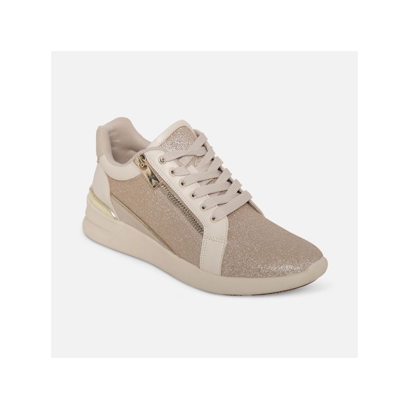 aldo rose gold sneakers