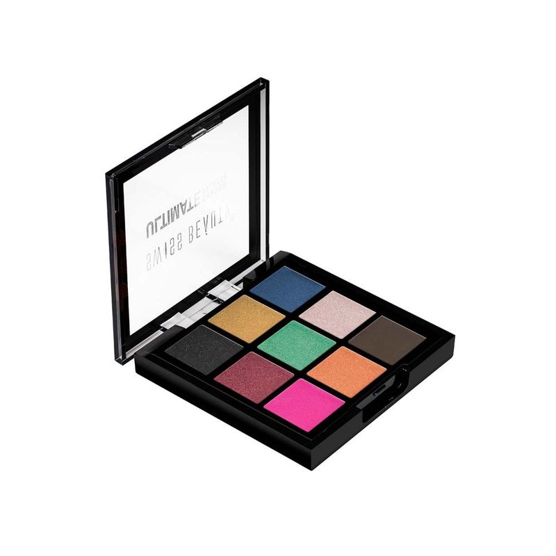 Swiss Beauty Ultimate 9 Pigmented Colors Eyeshadow Palette - Shade 07