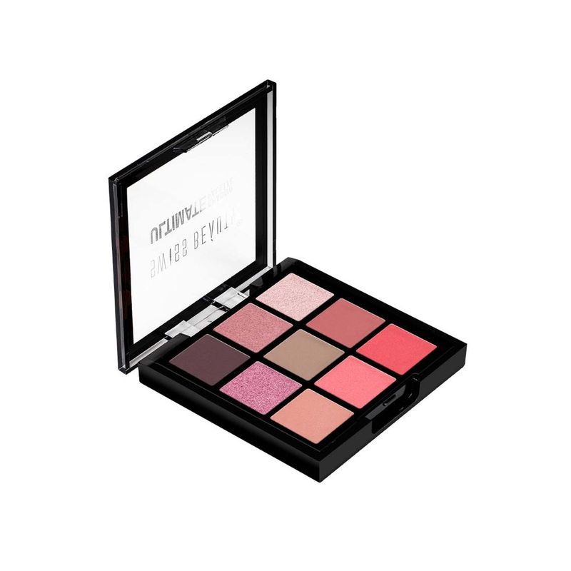 Swiss Beauty Ultimate 9 Pigmented Colors Eyeshadow Palette - Shade 02