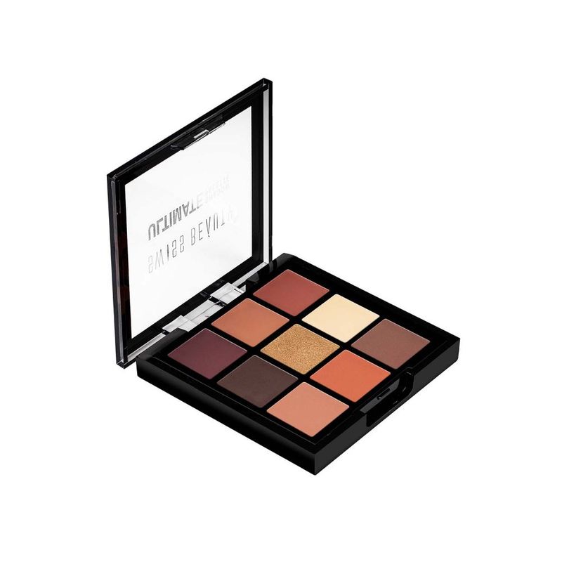 Swiss Beauty Ultimate 9 Pigmented Colors Eyeshadow Palette - Shade 04