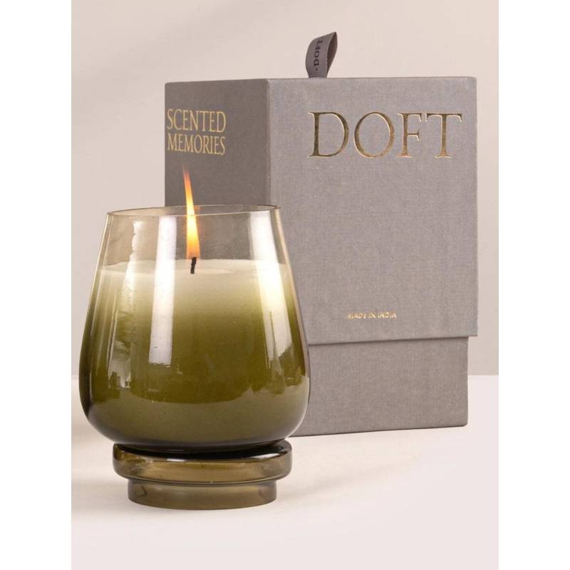 DOFT Cosmic Hues - Sage Cleanse Olive Green Lid Jar Candle (Small)