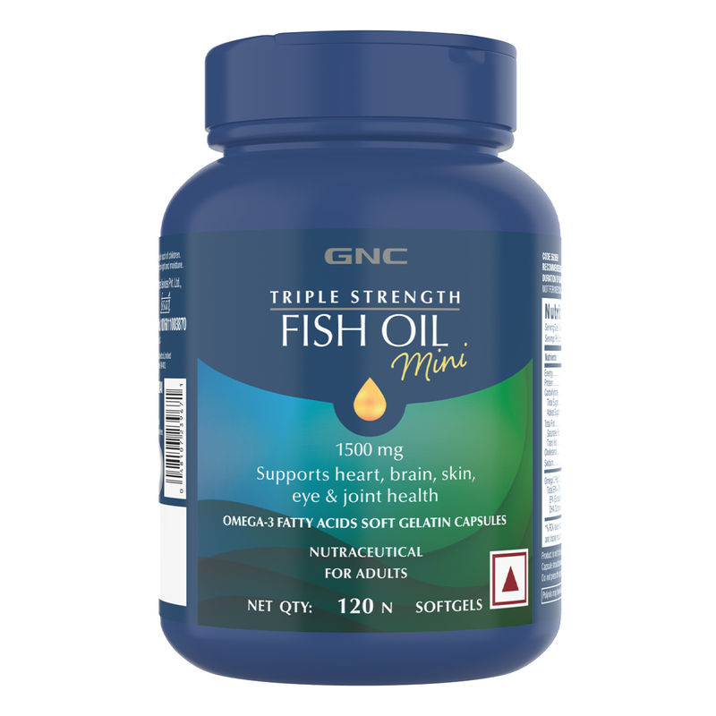 GNC Triple Strength Fish Oil Mini - 1500mg