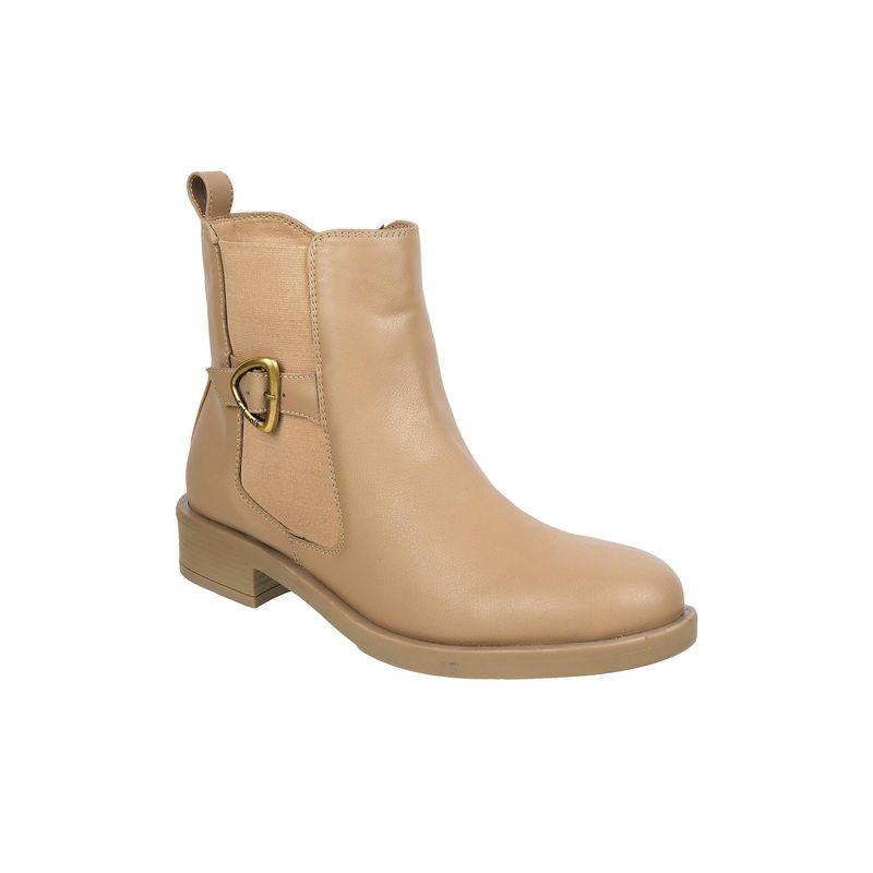 Catwalk Women Beige Chelsea Boots (UK 8)