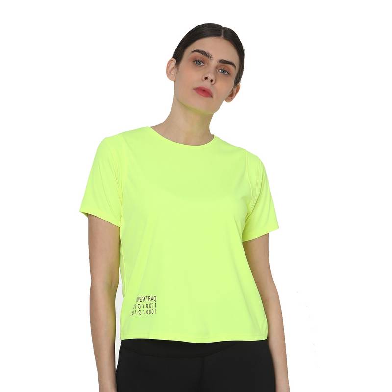 Silvertraq Script Tee Neon - Yellow (XS)