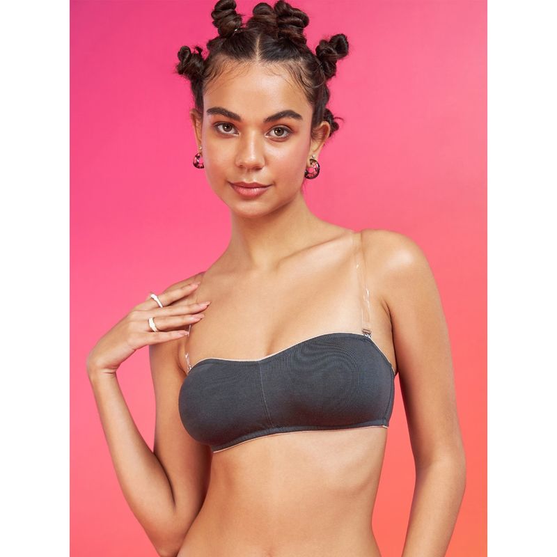 Enamor Xo Graphite Non-Wired Non Padded Multiway Bra (34C)