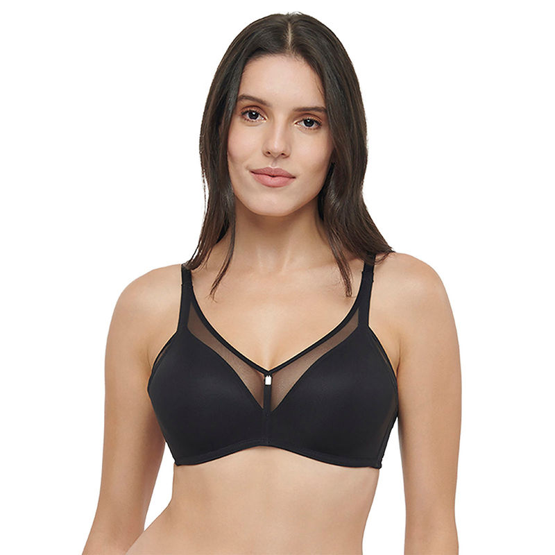 Buy TRIUMPH Black Non Wired Fixed Straps Non Padded Women's Every Day Bra