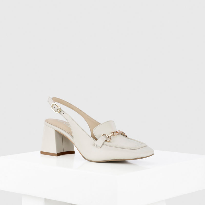 Oroh Messina White Heels (EURO 36)