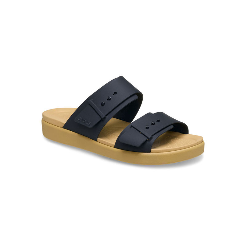 Crocs Black Brooklyn Buckle Low Sandals (US 7)