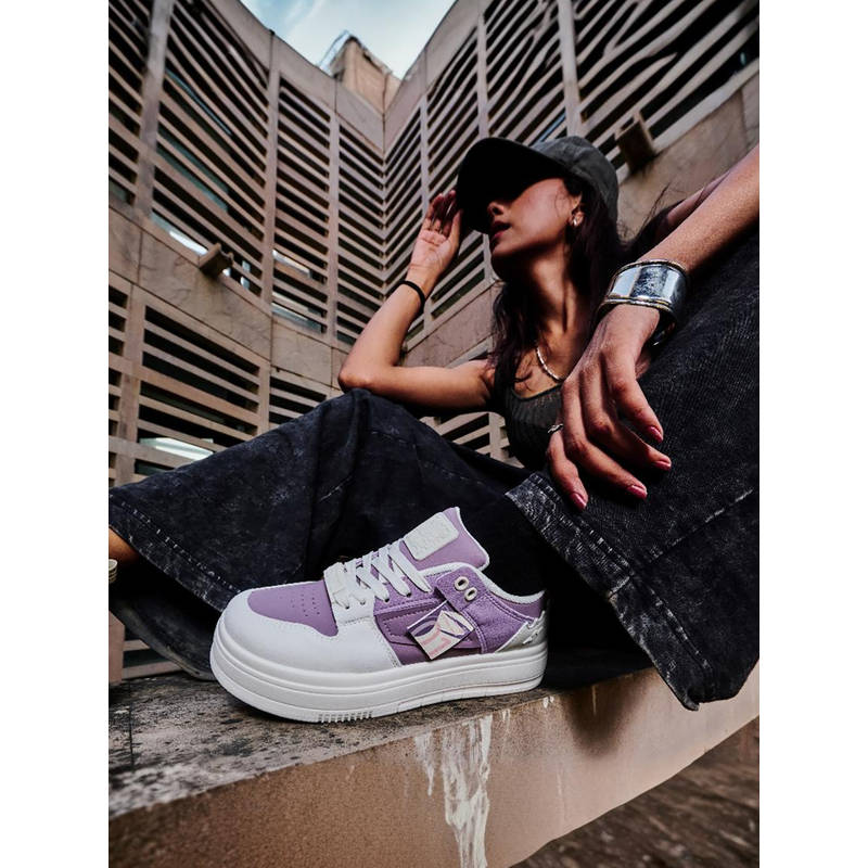 SOLETHREADS Women Purple Sneakers (EURO 38)