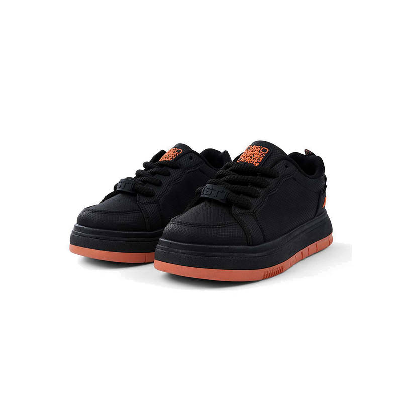 SOLETHREADS Women Black Sneakers (EURO 38)