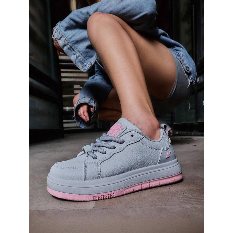 SOLETHREADS Women Grey Sneakers (EURO 37)