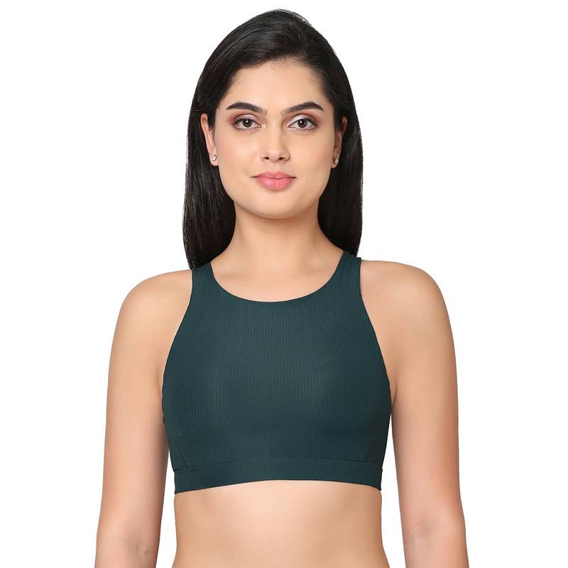 Wacoal Sports Lover Non-Padded Wired Full Coverage Sports Bra Green (L)