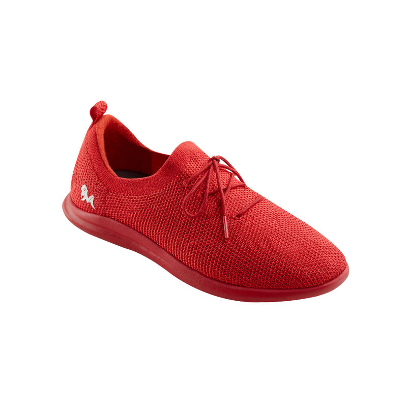 Neemans Knit Red Unisex Sneakers (UK 7)