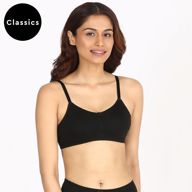 Nykd by Nykaa Soft Cup Wireless Hold Me Up Full Coverage - Black NYB062 (36D)