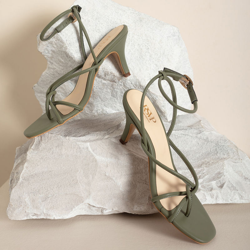 RSVP By Nykaa Fashion Green Its Time To Party Heels (38)