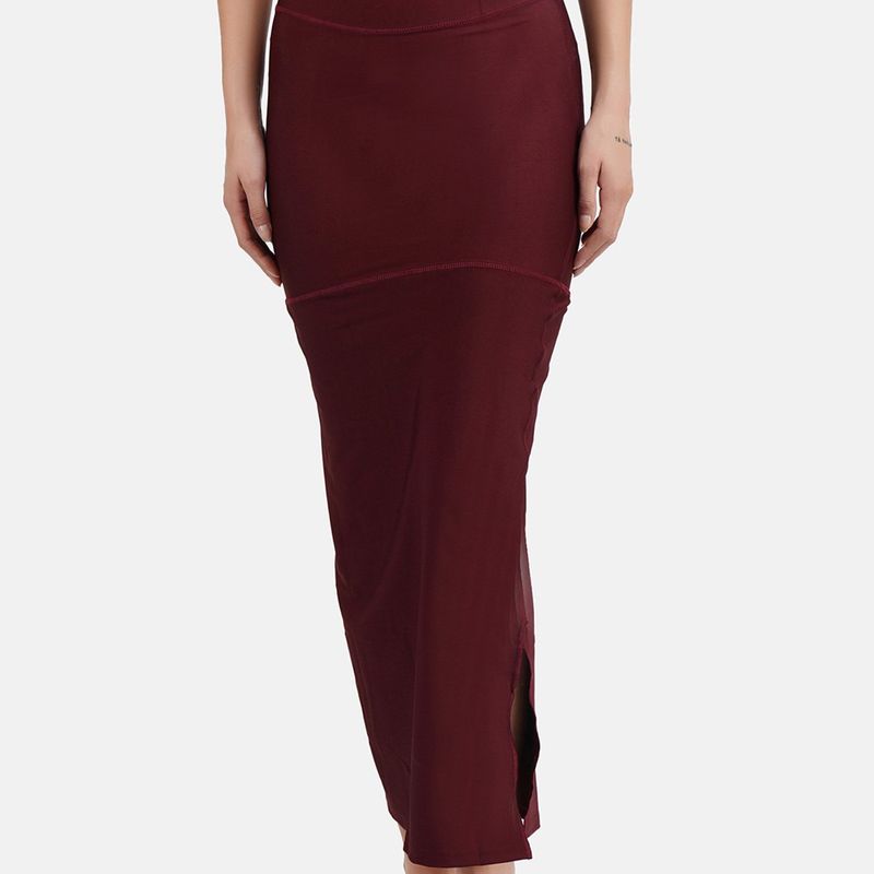Secrets By Zerokaata Women Maroon Solid Saree Shapewear Buy Secrets By Zerokaata Women Maroon