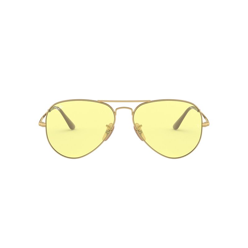 Buy Ray-Ban 0RB3689 Yellow Evolve Aviator (55 mm) Online