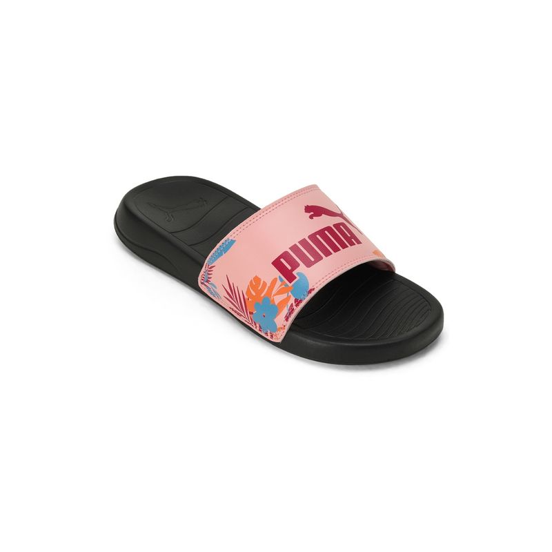 Puma Popcat 20 Floral Black Sliders (UK 6)