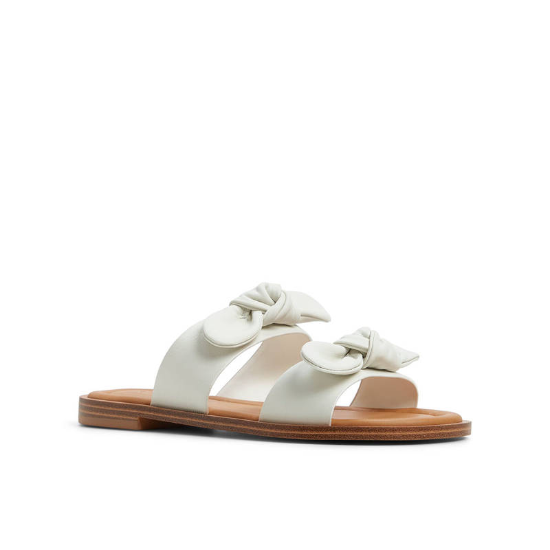 Aldo White Leather Heels (UK 3)
