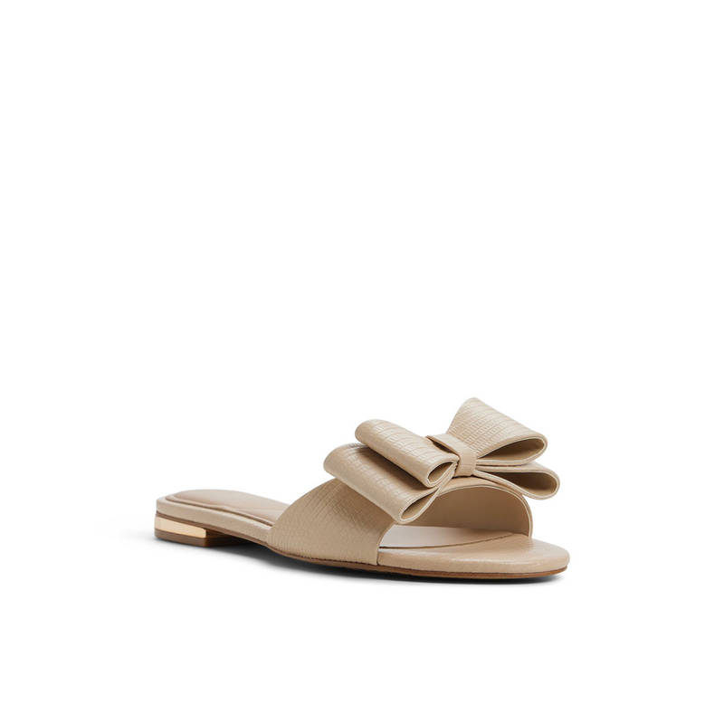 Aldo Beige Synthetic Flats (UK 2)
