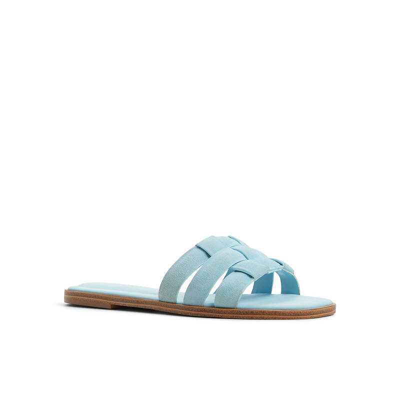 Aldo Blue Leather Flats (UK 2)