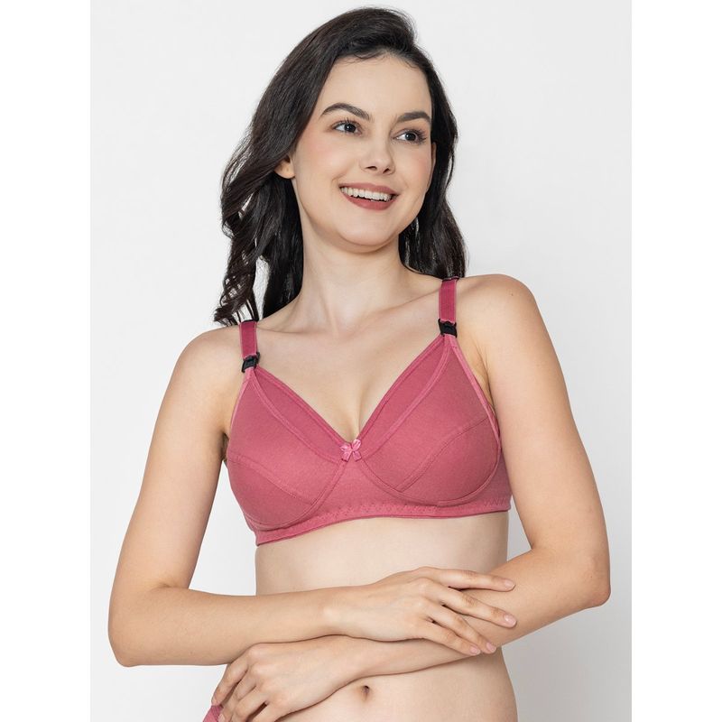 Mine4Nine Mothercare Non-Padded Nursing Bra-Rose Pink (42B)