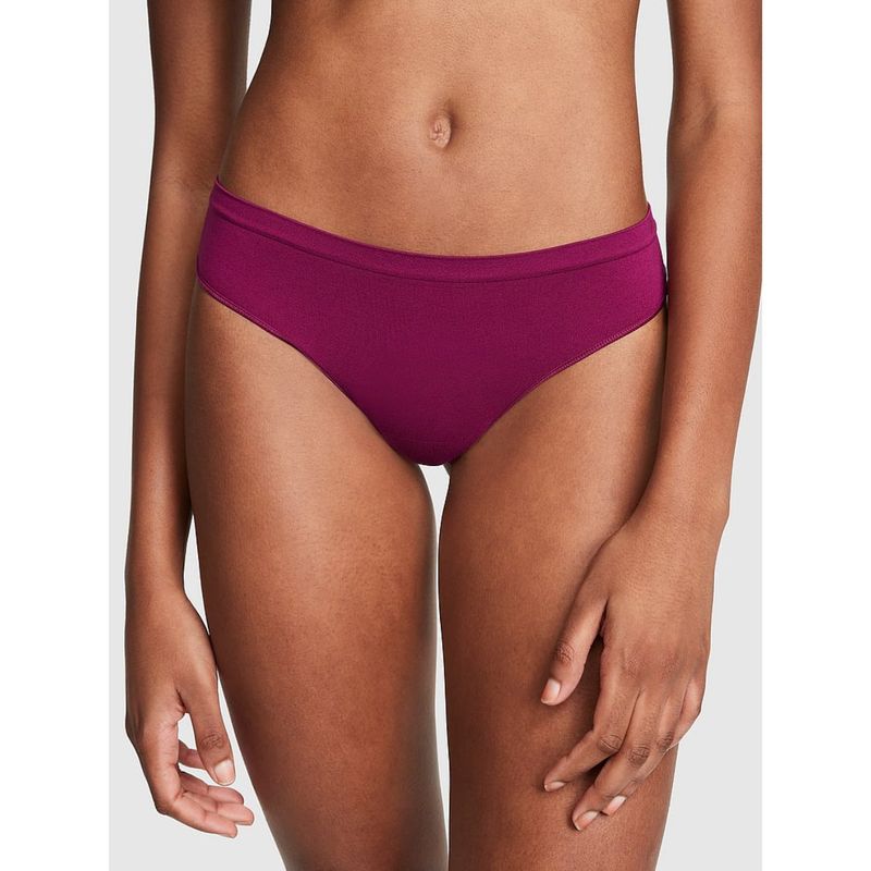 Victoria's Secret PINK Seamless Thong Panty - Wine (2XL)