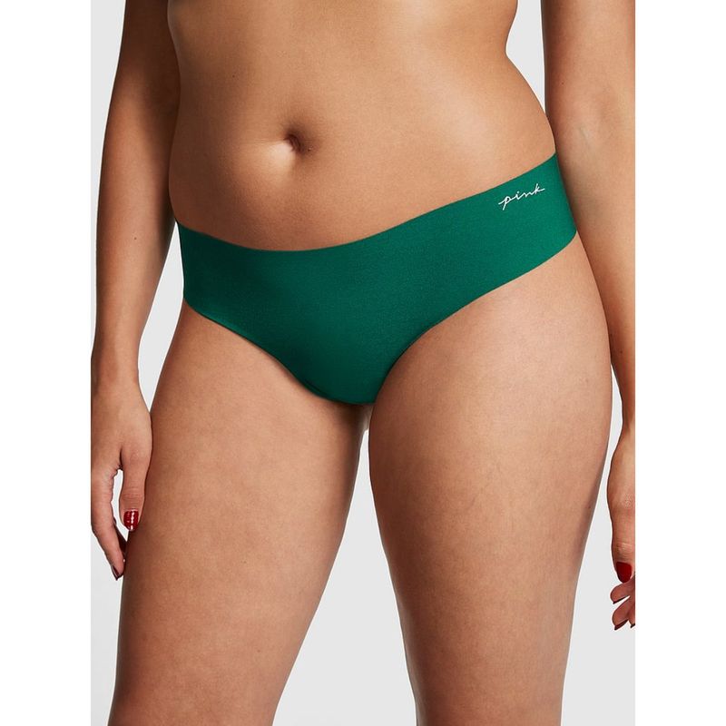 Victoria's Secret PINK No-Show Thong Panty - Green (XS)