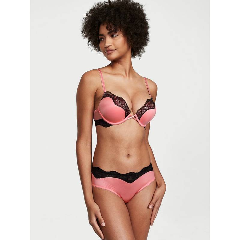 Victoria's Secret Very Sexy Lace Trim Cheeky Panty - Pink (XS)
