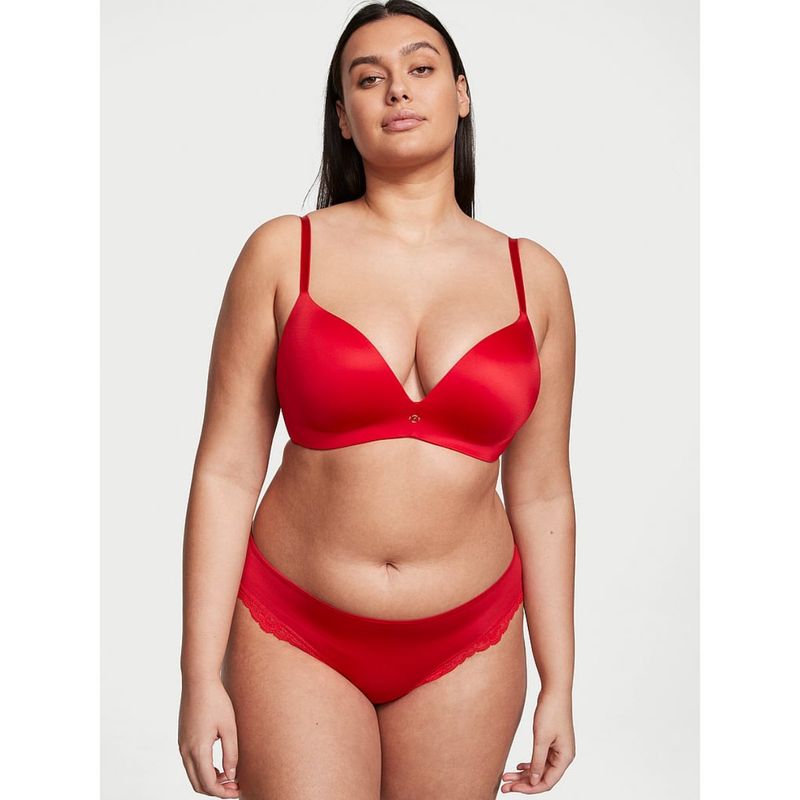 Victoria's Secret Very Sexy Smooth Cutout Back Thong Panty - Red (XS)