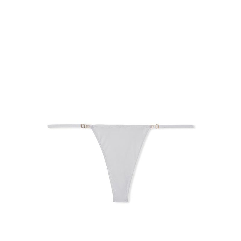 Victoria's Secret Love Cloud Adjustable String Thong Panty - Grey (M)