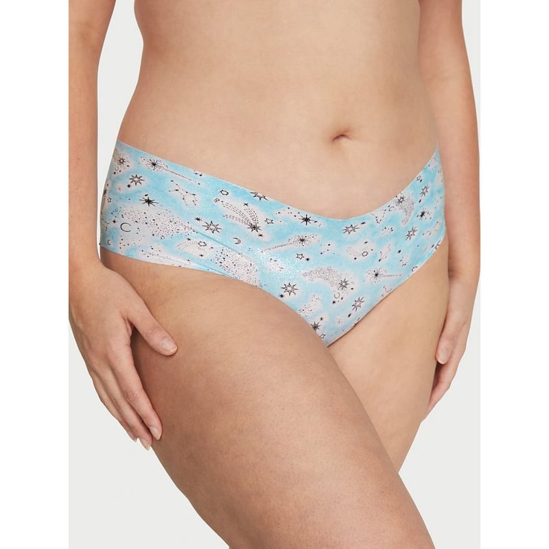 Victoria's Secret No-Show Cheeky Panty - Blue (XS)