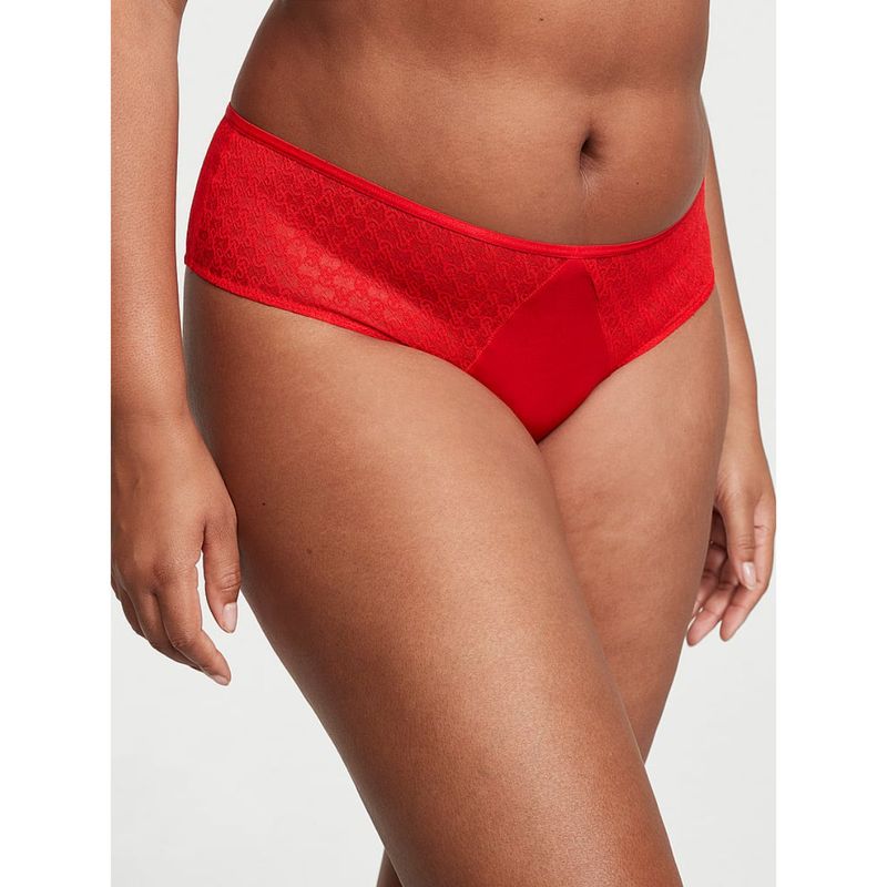 Victoria's Secret Very Sexy Icon by Lace Cheeky Panty - Red (XS)