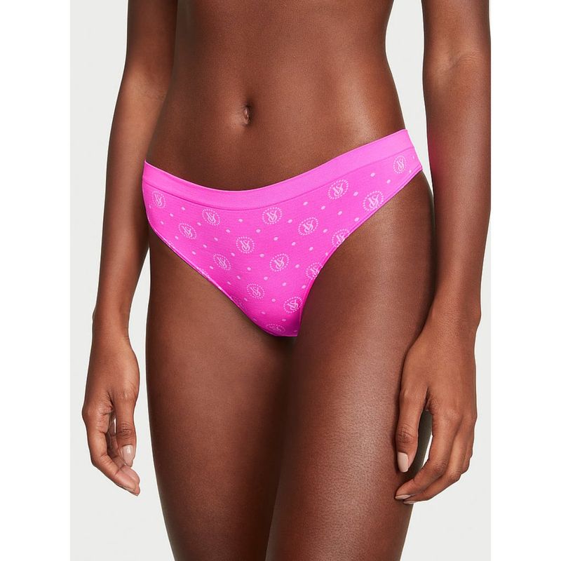Victoria's Secret Seamless Thong Panty - Pink (S)