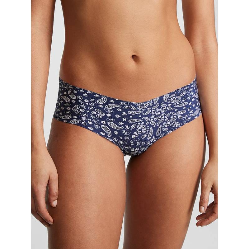 Victoria's Secret PINK No-Show Cheeky Panty - Blue (XS)