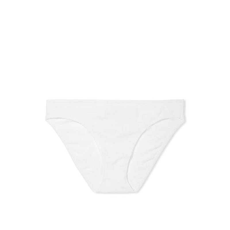 Victoria's Secret Stretch Cotton Bikini Panty - White (S)