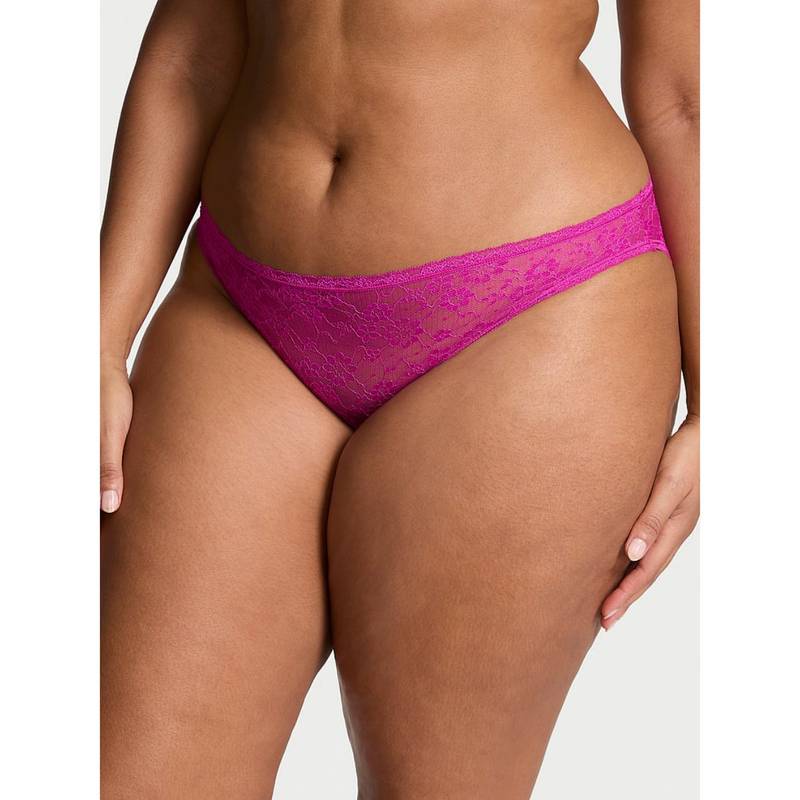 Victoria's Secret The Lacie Lace Bikini Panty - Pink (XS)