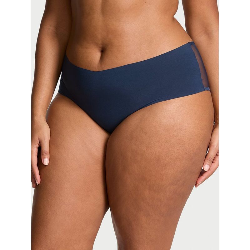 Victoria's Secret No-Show Lace-Back Cheeky Panty - Blue (XL)