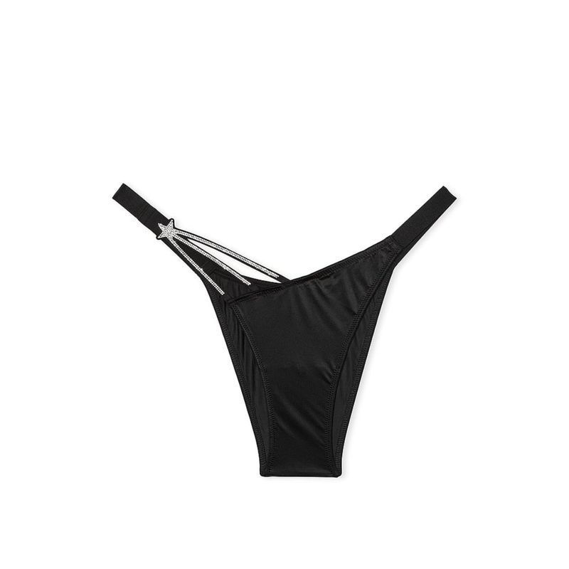 Victoria's Secret Very Sexy Starstruck Shine Brazilian Panty - Black (M)